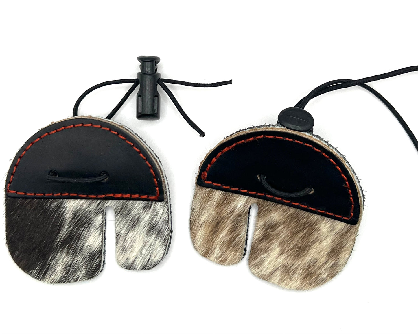 Calf Hide Shooting Tab Split Finger