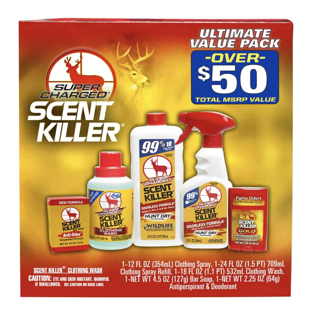 Wildlife Research Super Charged Scent Killer Ultimate Value Pack