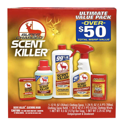 Wildlife Research Super Charged Scent Killer Ultimate Value Pack